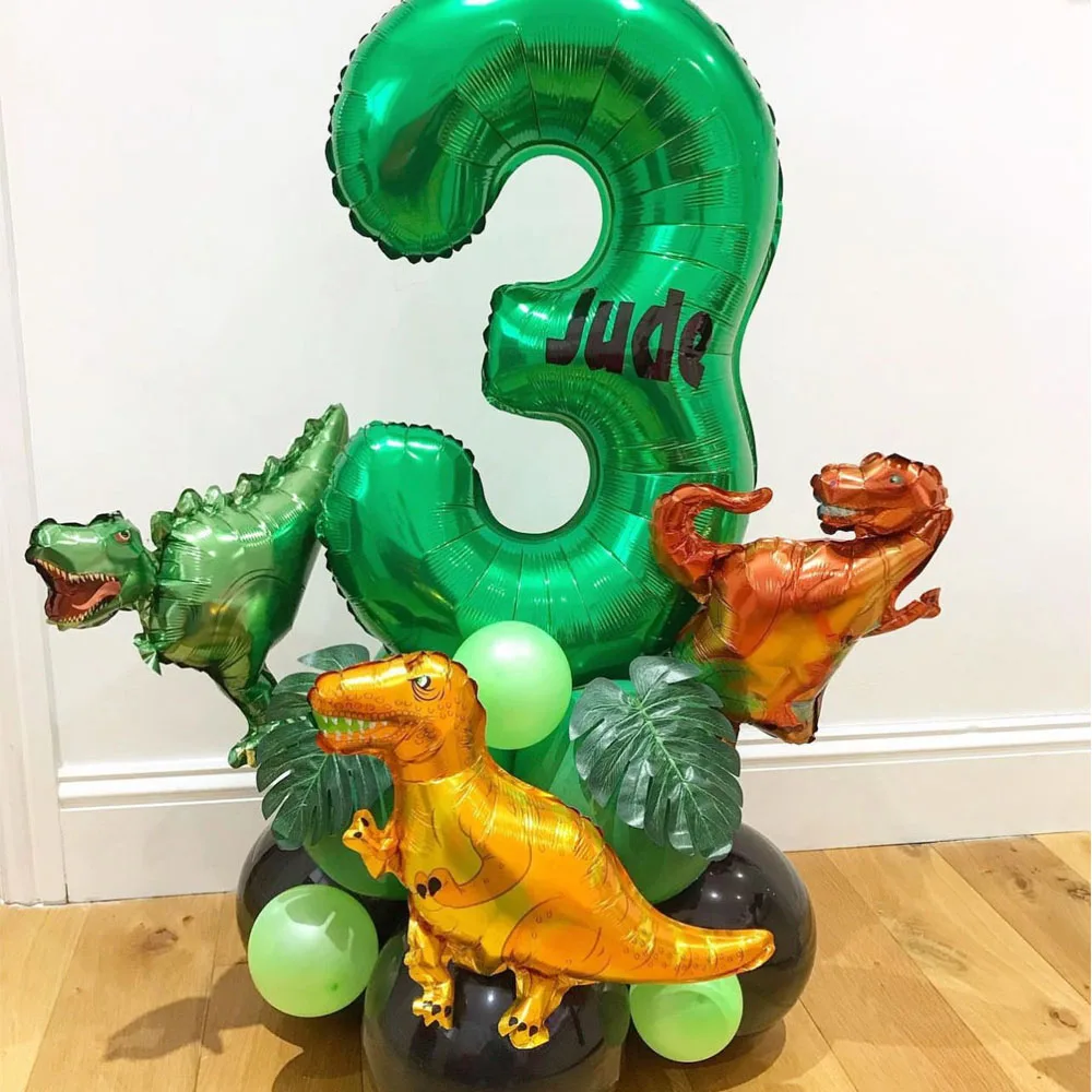 16PCS/PACK Dinosaur Pillar Party Decoration Balloon Set