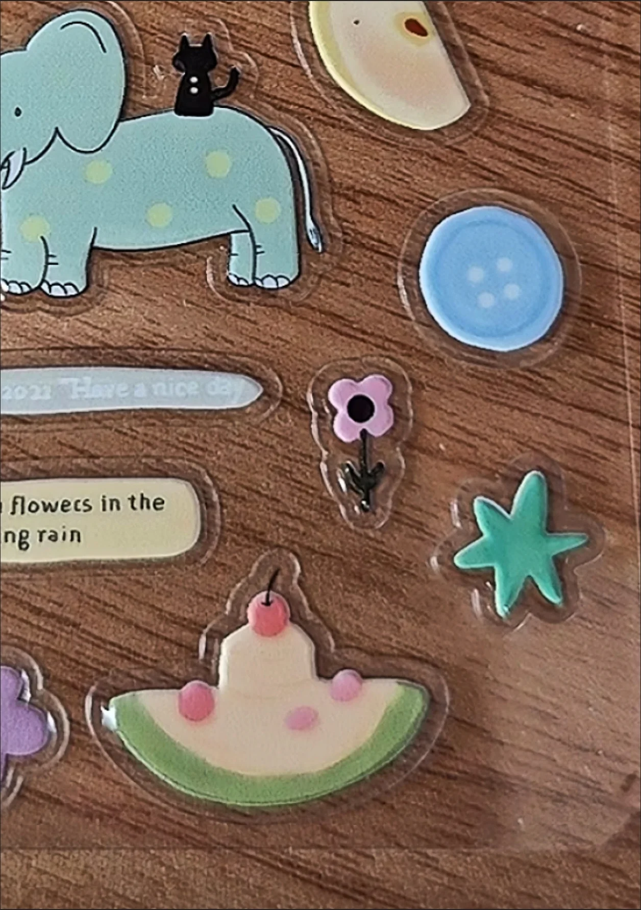 

Jelly New Three-Dimensional Art Sticker Ins Jelly Lucky Stickers for Ipad Mobile Phone DIY Sticker