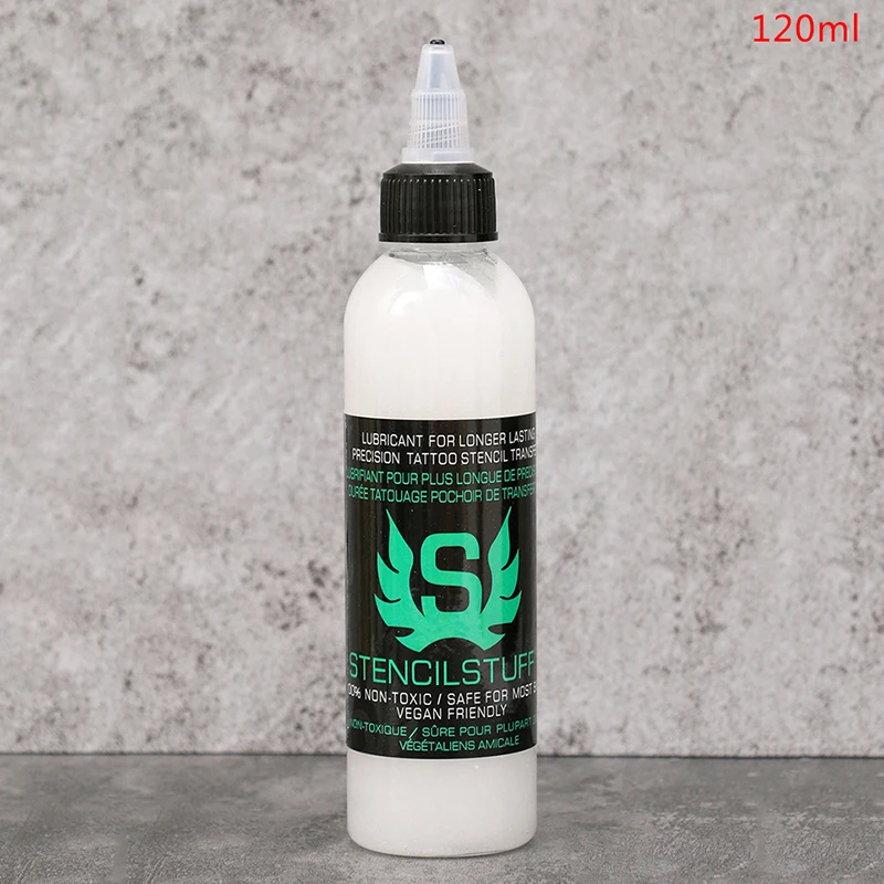 Cailloux d'encre de tatouage, gel magique, non cubique, copieur thermique, application de machine, 120ml, 1PC