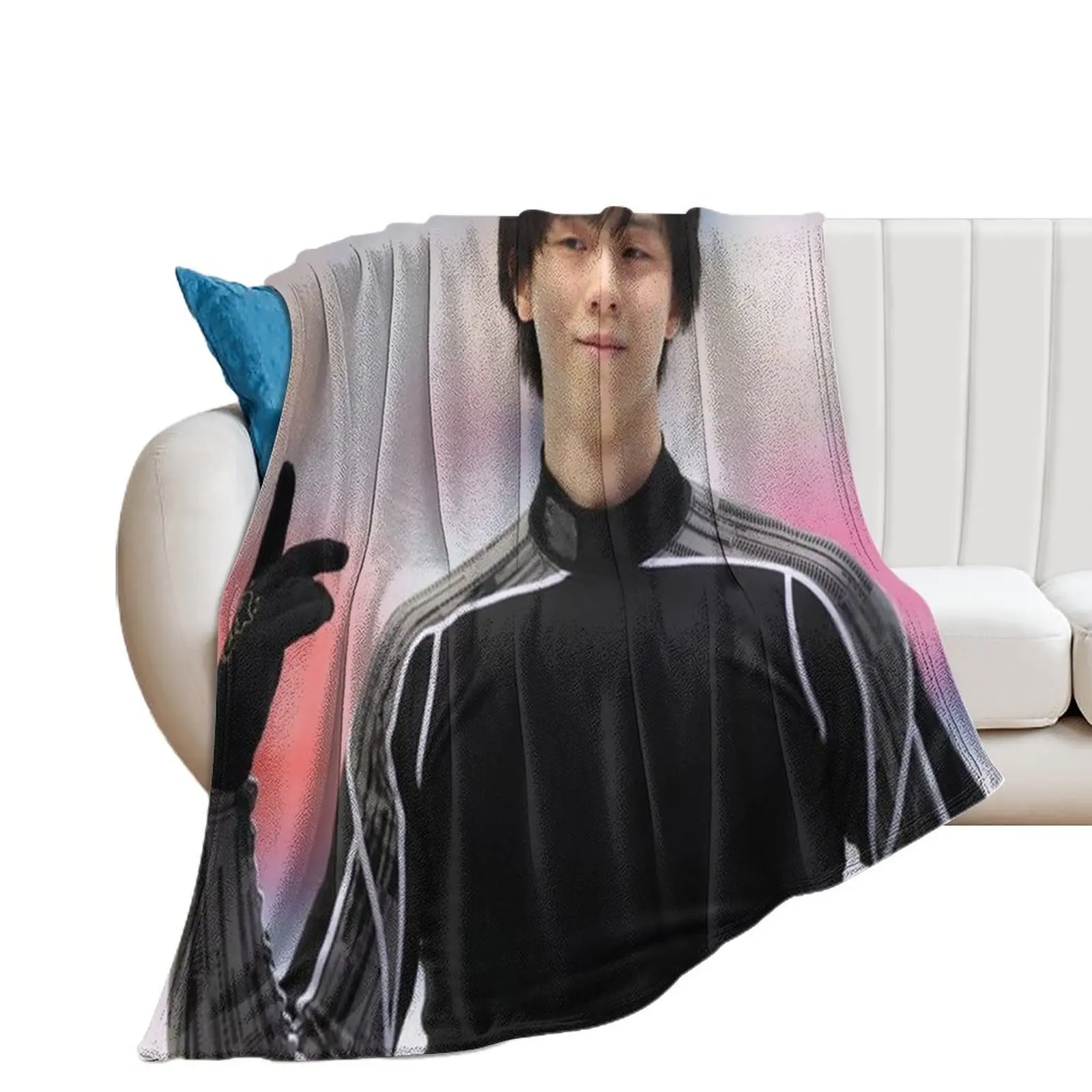 

Yuzuru Hanyu Throw Blanket Blankets For Bed Retros Flannel Blankets