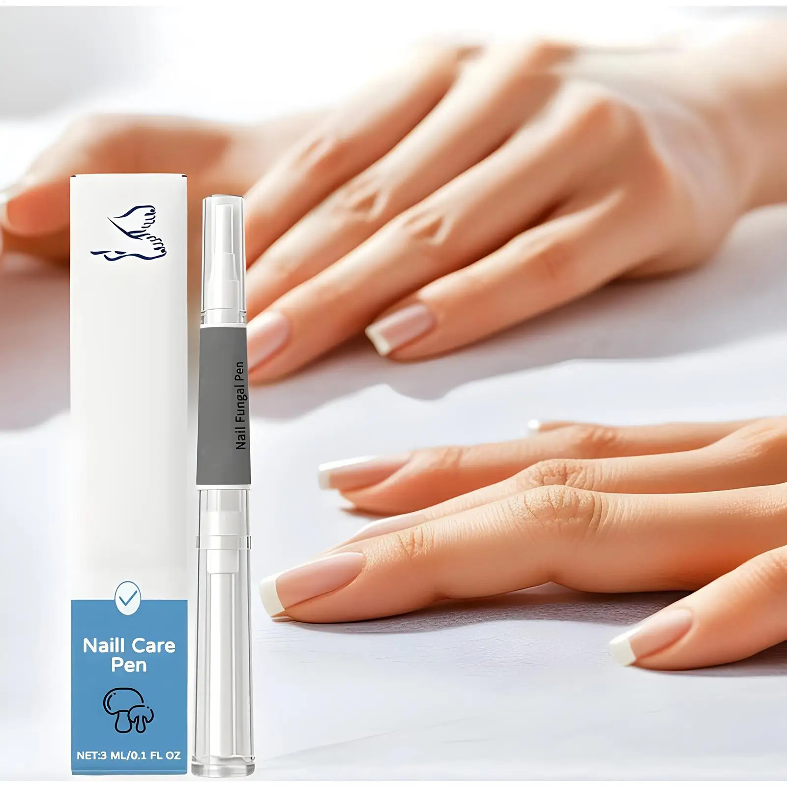 Stylo de soin des ongles, 4 pièces, huile d'arbre à thé pour les ongles, réparation des cuticules, traitements des ongles, Nutrition des ongles