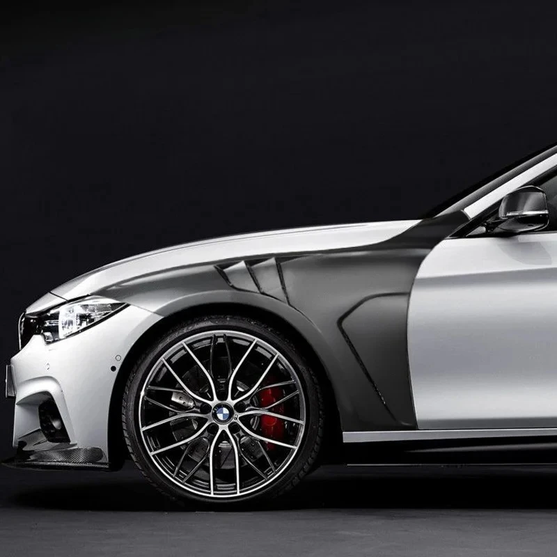 

Carbon Fiber Front Fenders For Bmw 2013-2020 4 Series F32 F33 F36 420 430i 440i Front Vented Cooling Fender