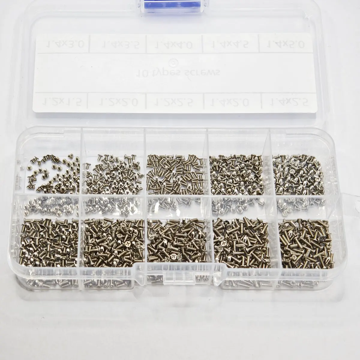 

Набор мини-винтов с плоской головкой для ремонта телефонов, планшетов, камер, ноутбуков и других устройств