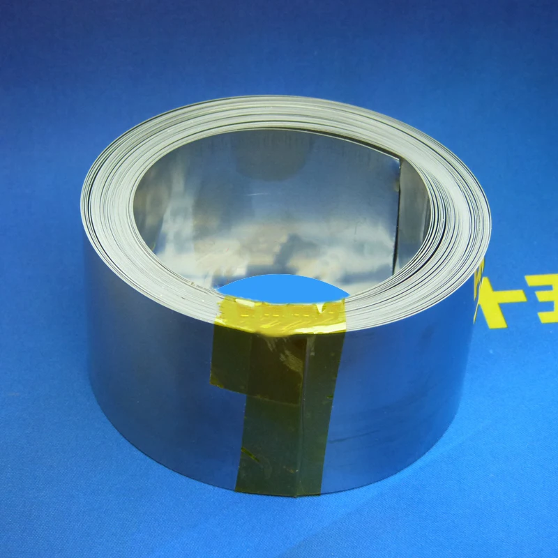 10 M/Roll Big Size Vernikkeld Stalen Strip Voor 18650/21700 Batterij Puntlassen Connector DIY vernikkelen Strips