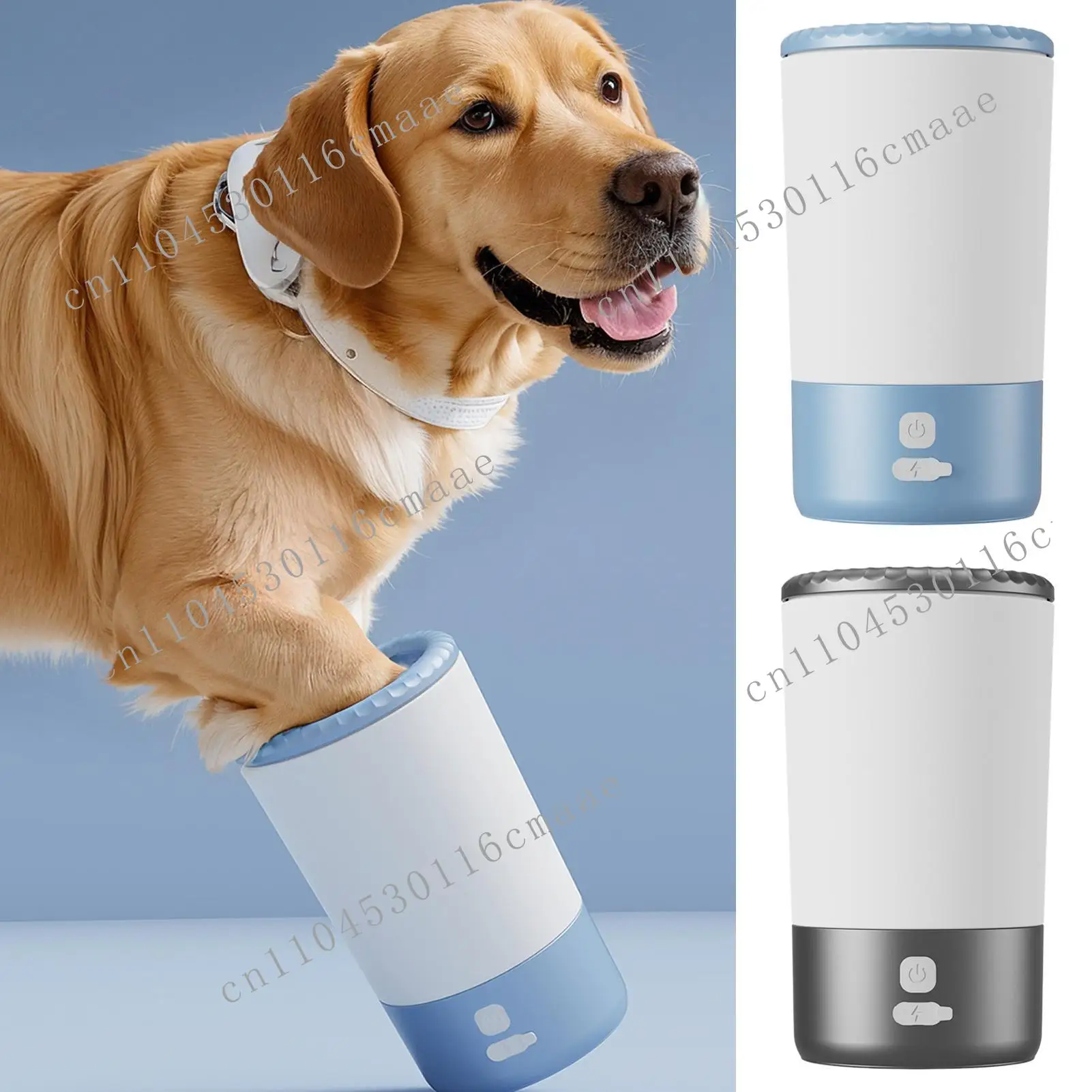 

NEW Dog Paw Cleaner Automatic Muddy Pet Foot Electric Cat Cleaning Device for Kittens Puppies Walking Lawn Backyard