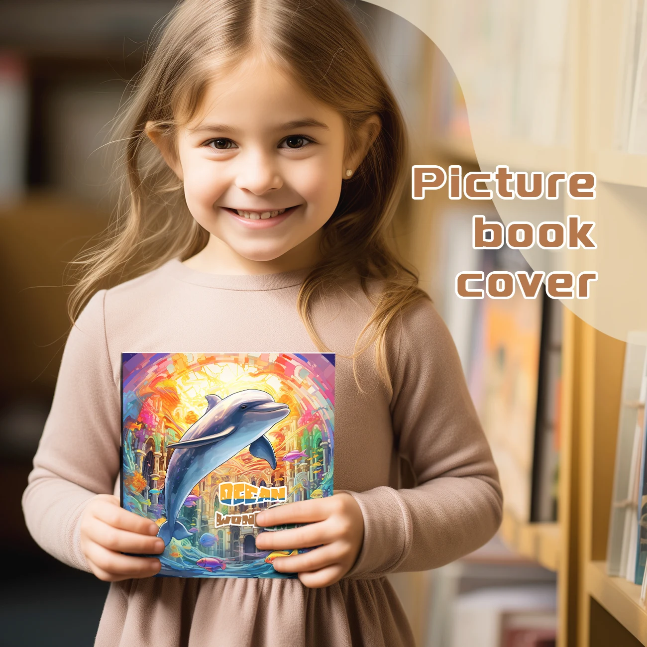 1pc イルカ宮殿鉛筆ぬりえブック厚みのある紙 25 ページのイラスト