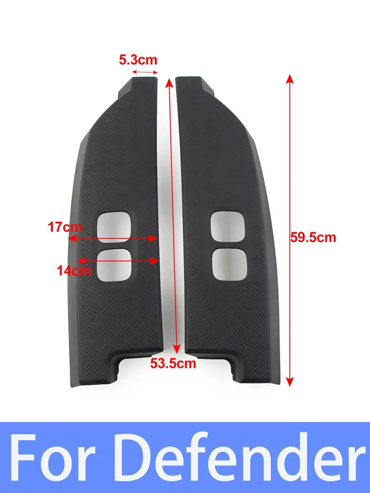 for Land Rover Defender 90, 110, 130 car accessories, rear tail light protection panel, rear bumper scratch protection decorativ