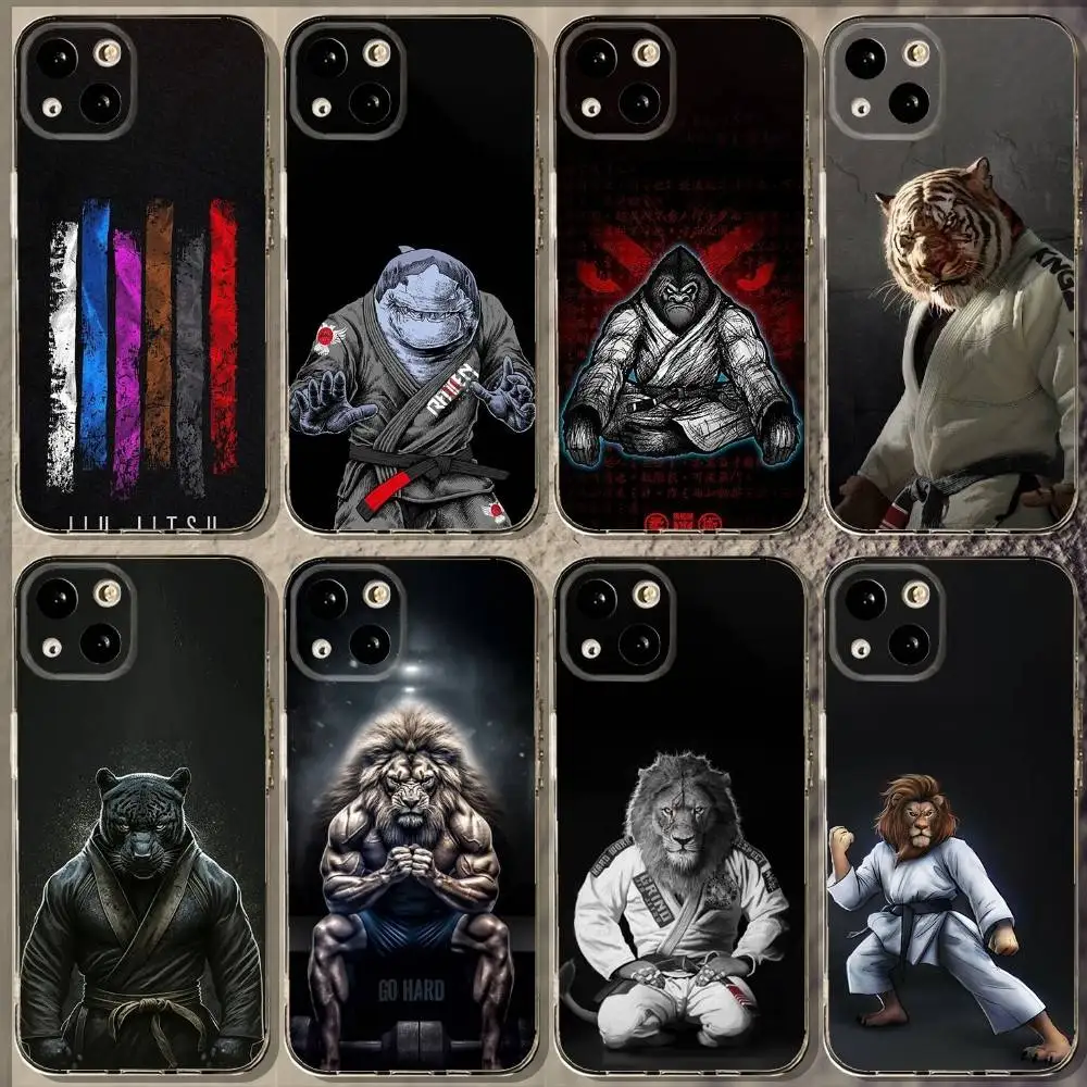 

Judo Jiu Jitsu BJJ Phone Case For iPhone 16,15,14,13,12,11 Plus,Pro,Max,XR,XS,X,7,8 Plus,SE,Mini Soft Transparent Cover