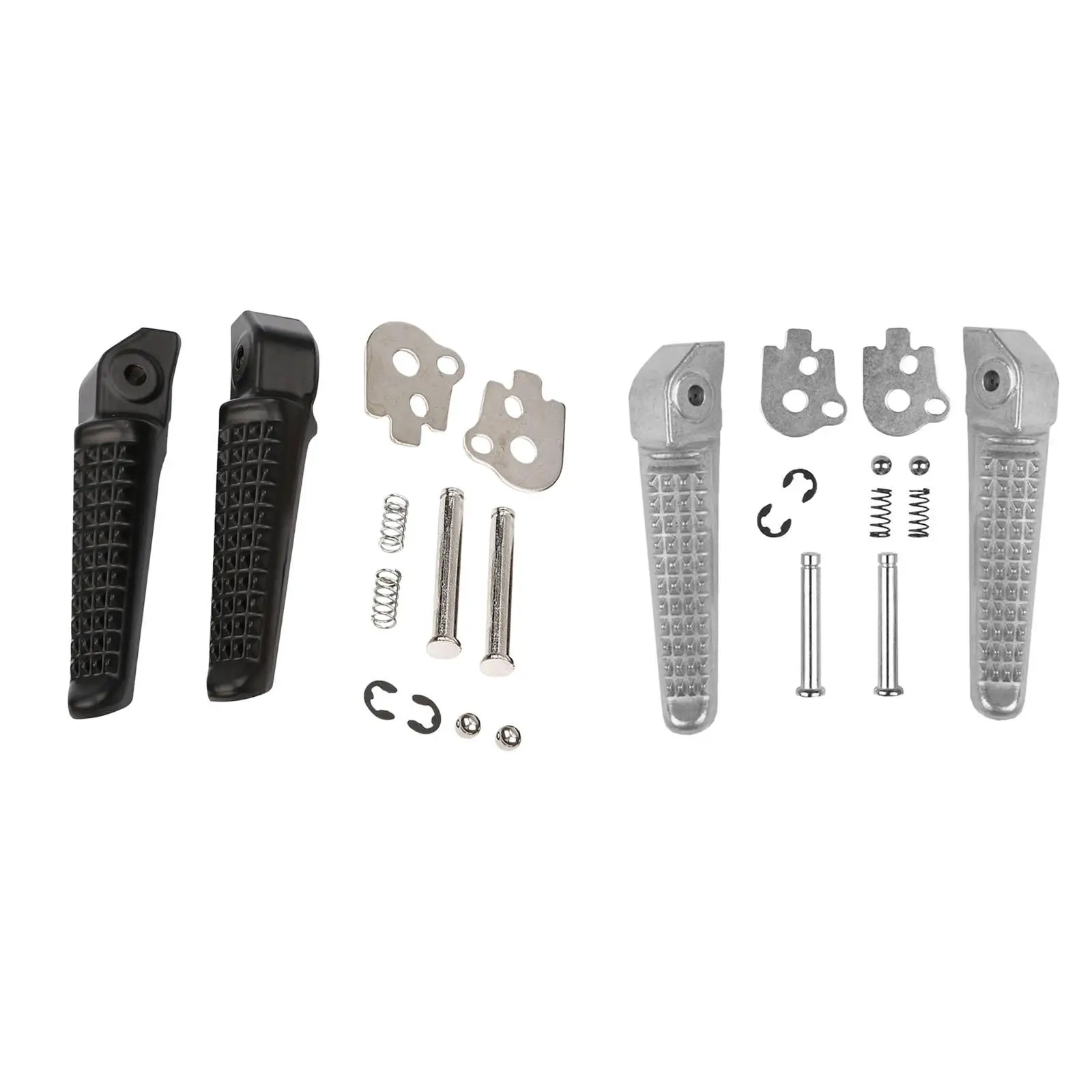 

2Pc Rear Set Footrests Repair Easy to Install Motorcycle Rear Passenger Foot Pegs Pedals Rest for Honda CB-1 1989-1992 Motorbike