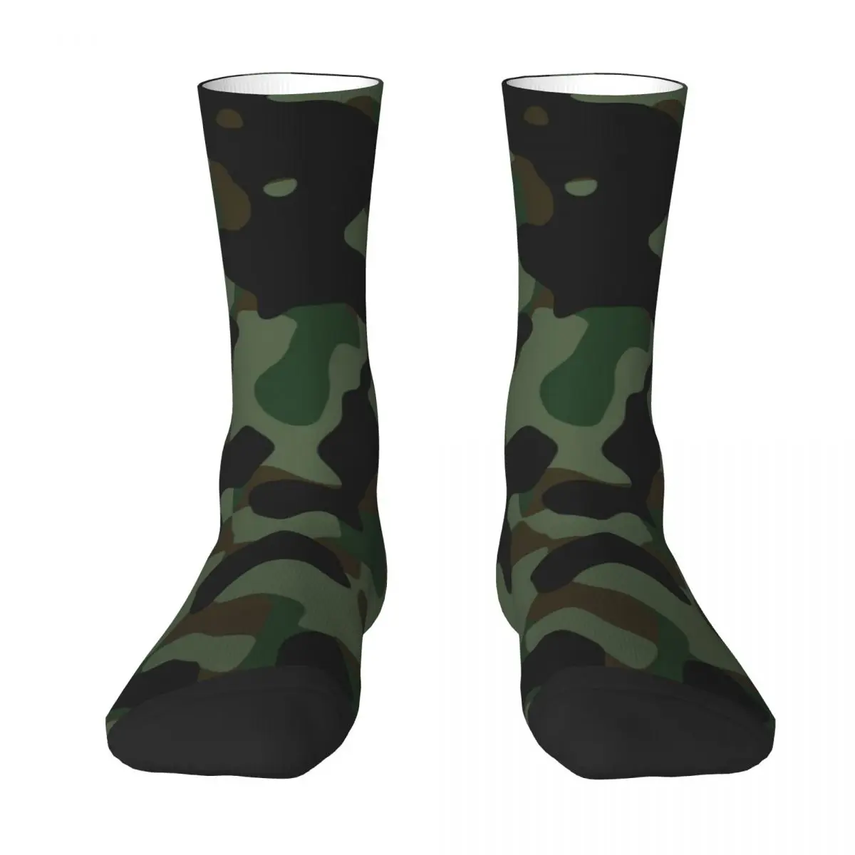 Camouflage Pattern Stockings Fashion Geometric Texture Pattern Harajuku Socks Anti-Slip Socks Women Men High Quality Socks