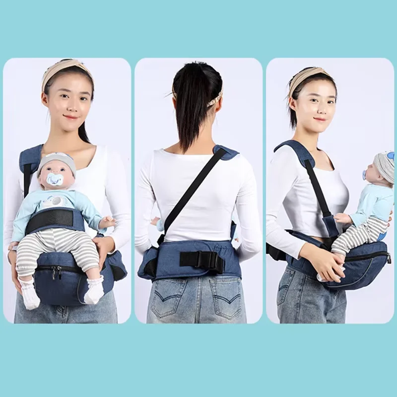 Baby Carrier Waist Stool Walkers Baby Sling Hold Waist Belt Backpack Hipseat Belt Kids Adjustable Infant Hip Seat