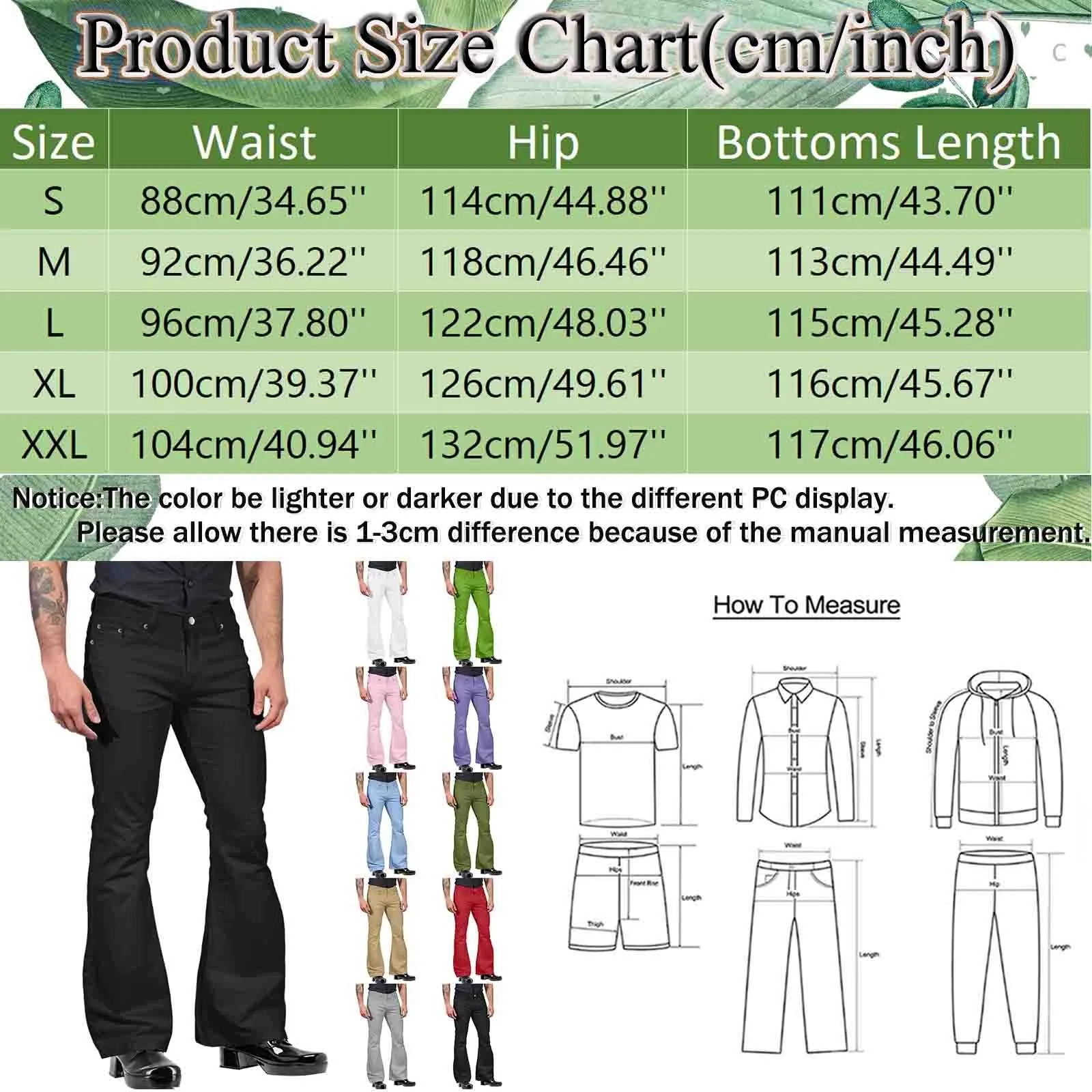 Men'S Solid Color Bell Bottoms Fashion Trend Long Pants Men'S Casual Pants Street Style Trend All Match Pants With Belt Pants