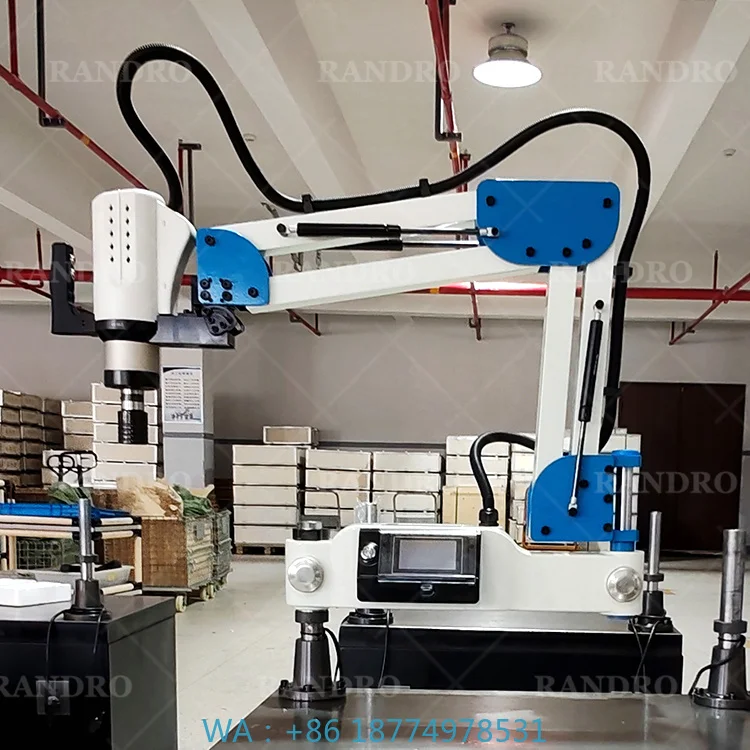 Metal Flexible Arm Threading Hole M16 Automatic Tapping ArmRandro CNC Robot Rocker Arm Electric Tapping Machine