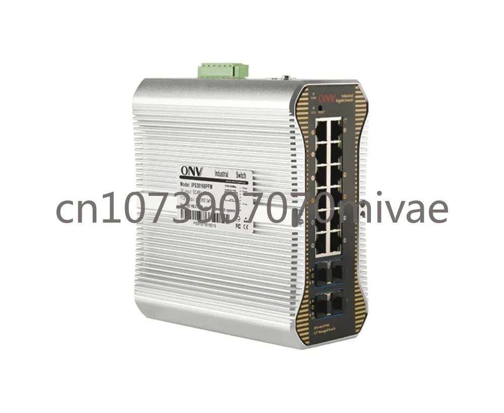 16-Port 10G Uplink L3 Managed Industrial Ethernet Fiber Switch