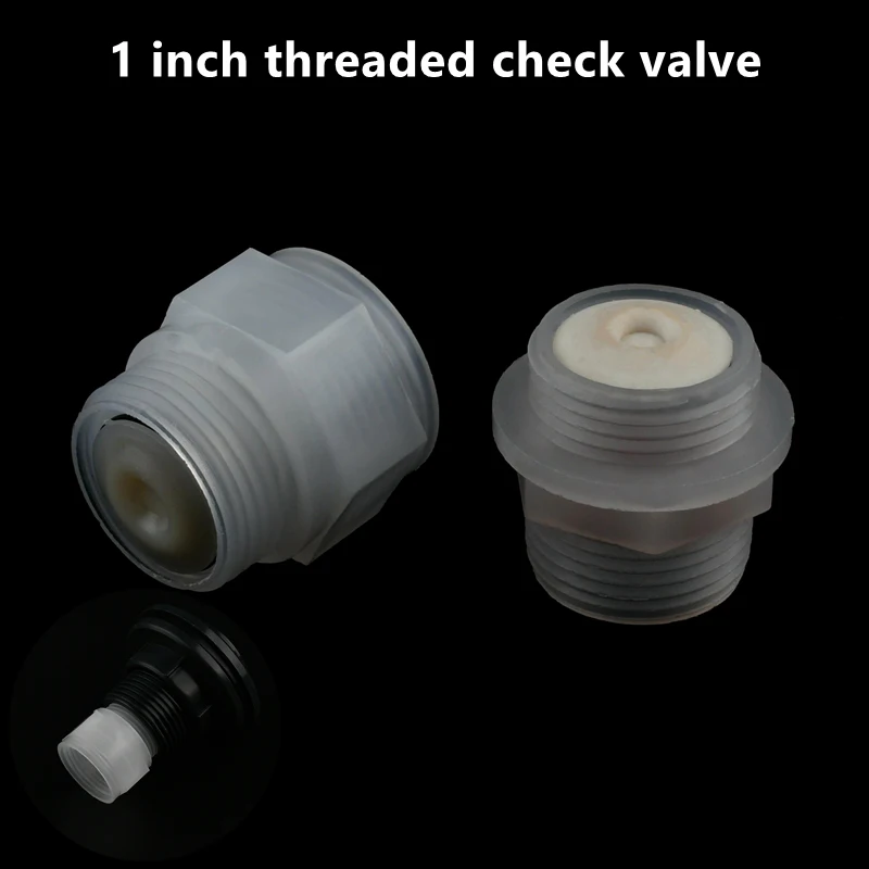 2~20PCS 1 Inch Thread Check Valves Fish Tank Accessories Aquarium Tube Fittings Garden Irrigation One-way Valves Connector