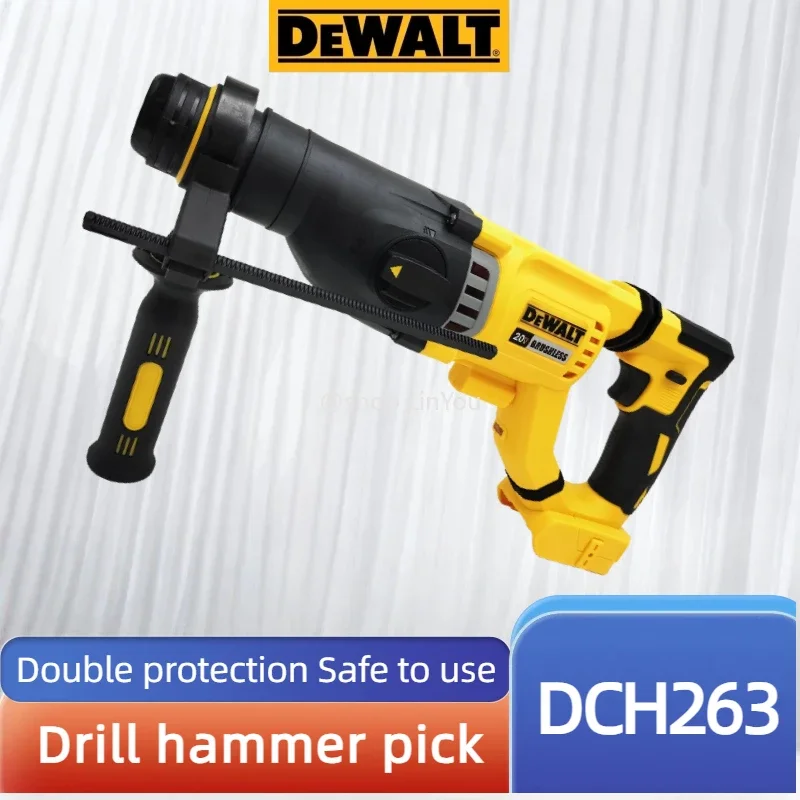 

DCH263 28MM 1-1/8-inch Brushless Cordless Hand-held Rotary Hammer 20V 3-in-1 Lithium Electric Hammer Impact Drill