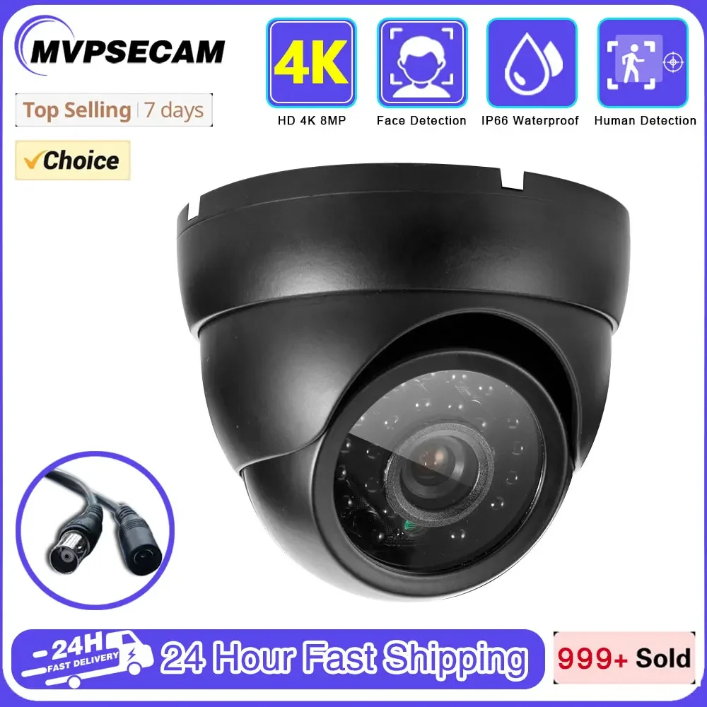 

8MP CCTV AHD Analog Camera BNC Indoor home Face detection Metal Dome Security Camera 4K BNC DVR Video Surveillance Camera XMEYE