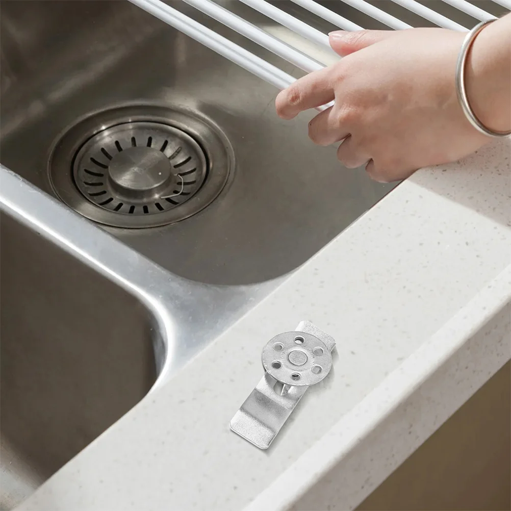 10 Stuks Onderbouw Gootsteen Clips Zware Geen Boor Keuken Badkamer Gootsteen Montagebeugels Reparatie Kit Voor Graniet Marmer