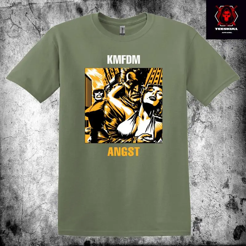 KMFDM 'Angst' German Metal Rock Band Heavy Cotton T SHIRT S 3XL ü ò