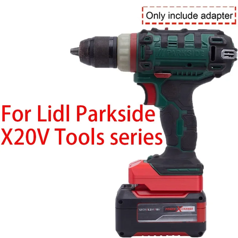 Adapter for Lidl Parkside X20V Li-ion Tools To Convert To Einhell/X-Change/Ozito 18V Li-ion Battery Adapter Tool  Accessories