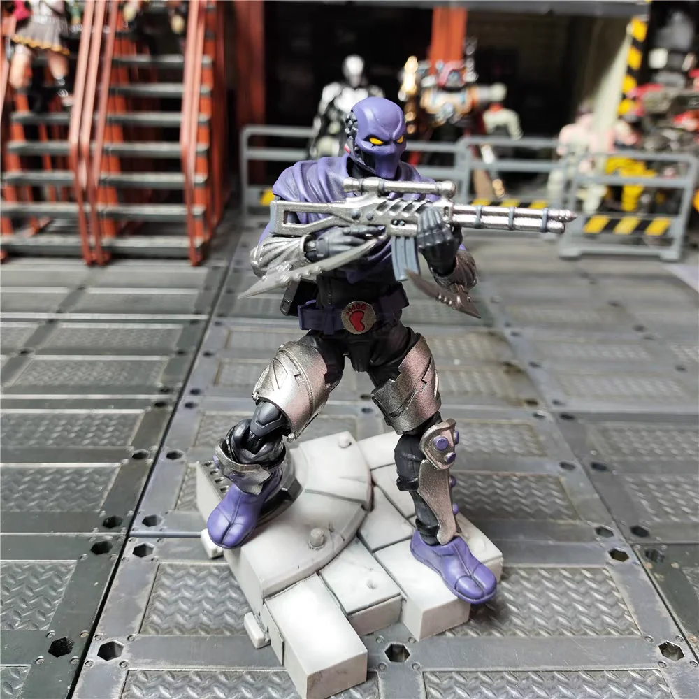 【재고 있음】JOYTOY TMNT 닌자 터틀즈 슈레더 풋 클랜 A 풋 클랜 B 애니메이션 피규어 장난감 컬렉션 장식품 1/18 액션 피규어