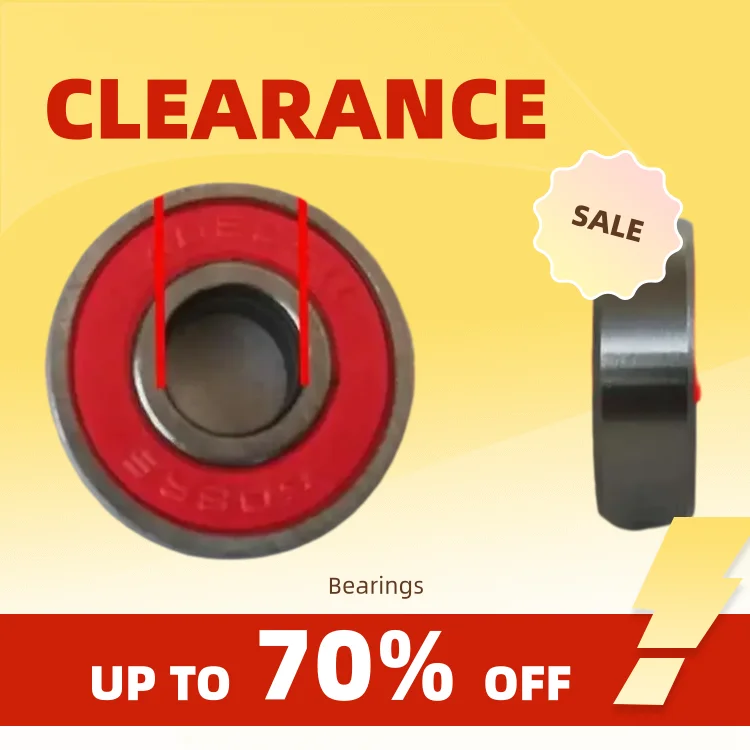 Clearance_10pcs 608 2RS 8x22x7mm Red Skateboards Wheels ABEC-9 Miniature Shafts Tool Skate Scooter Steel Bearings High Performan