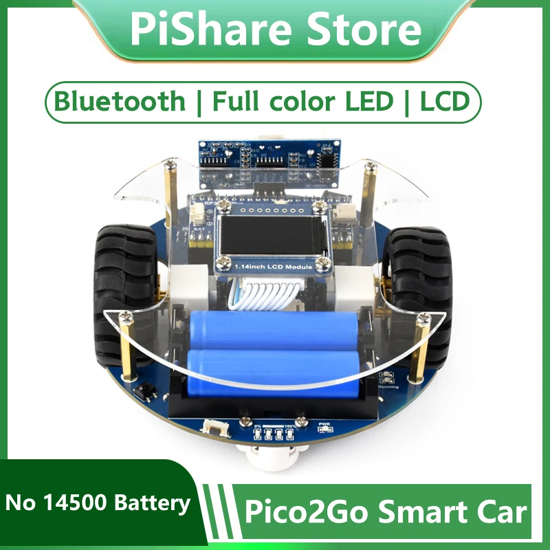 

Raspberry Pi PicoGo2 Smart Car With P2350-Plus Kit Autonomous Driving Learning Car