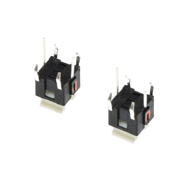 5/10Pcs 6*6mm Through Hole Micro Push Button Tactile Momentary Switch With LED Green Yellow Red White Blue 6*6 6X6