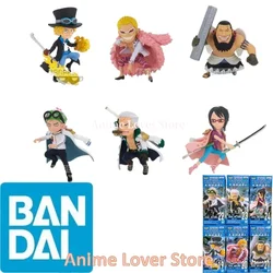 Bandai Banpresto originale un pezzo WCF WT100 VO.4 Coby Smoker Tashigi Sabo Doflamingo Urouge Anime figure giocattoli per bambini regalo