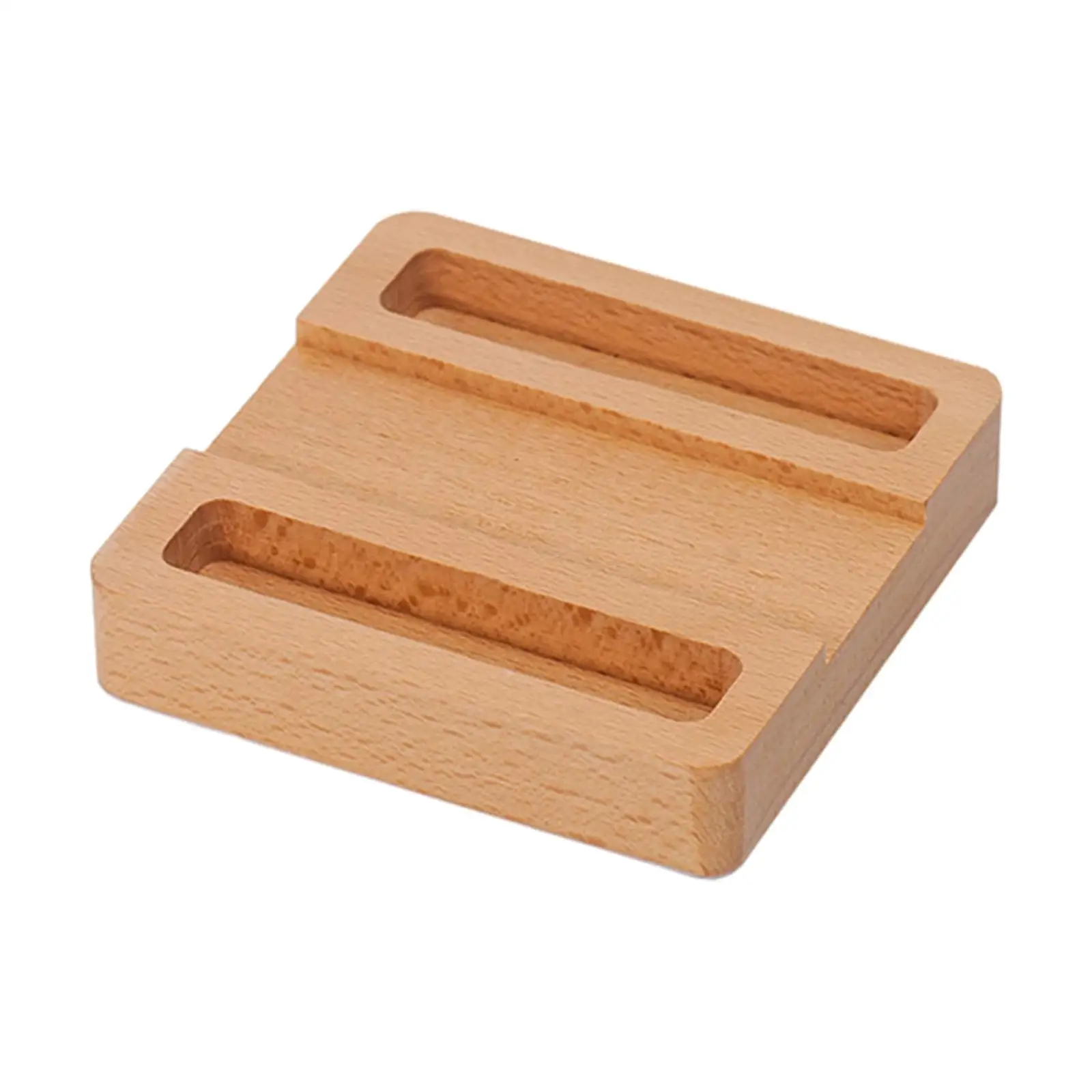 Model Grinding Plate Holder Wooden DIY Stand Base for Hobby Model Repairing