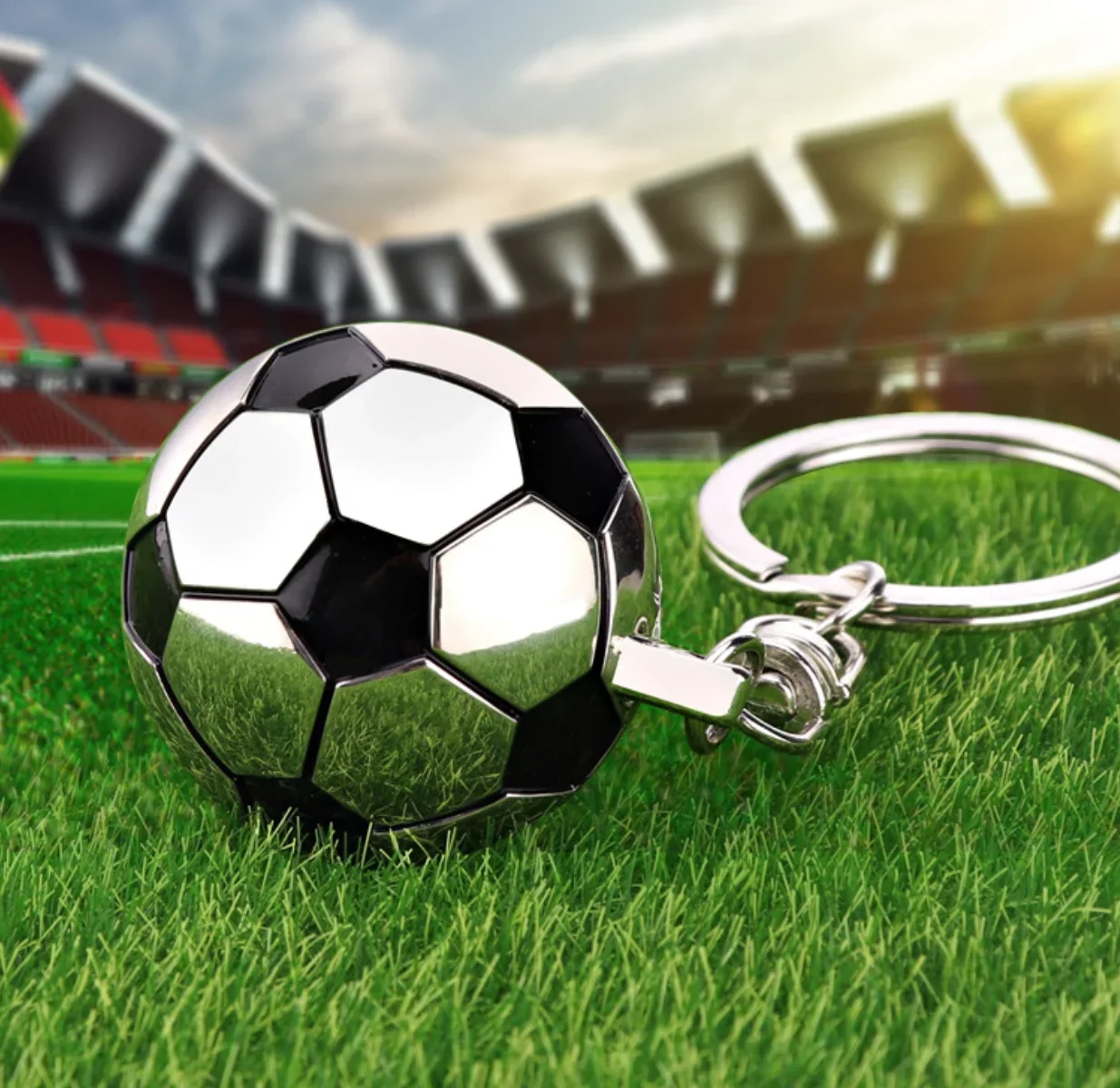 Football Keychain Play Football Boy Keychain Soccer Keychain For Football Lovers