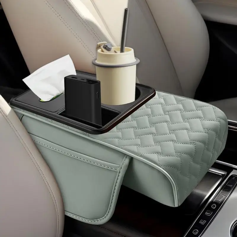 

Car Armrest Cover Waterproof Arm Rest Pad Multifunctional Auto Booster Cushion Vehicle Interior Accessories for Trucks