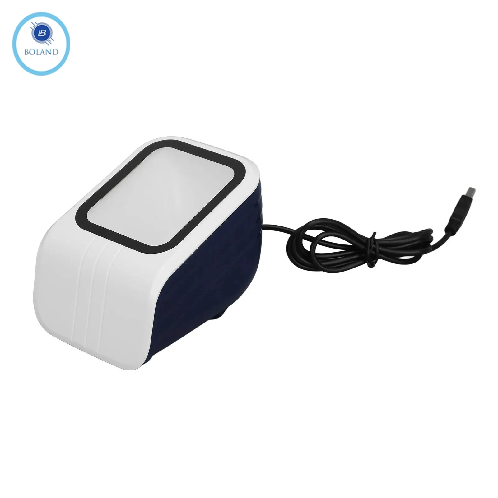 سطح المكتب ماسح الباركود المسح التلقائي الإعلانات الصوتية USB ماسح الباركود USB السلكية قارئ الباركود لمتاجر البيع بالتجزئة