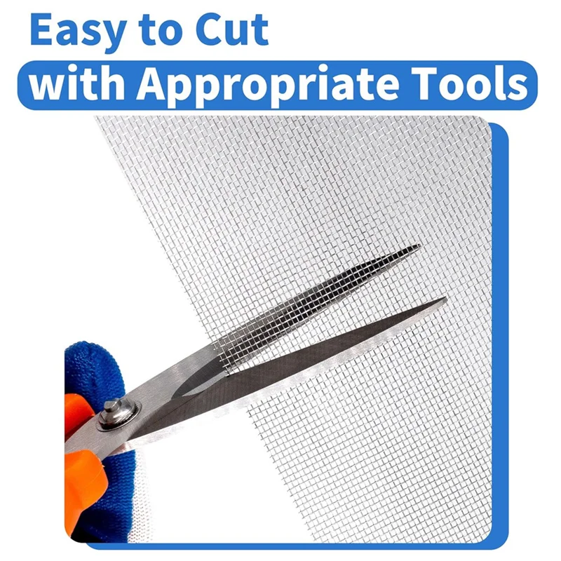 

6 Pcs Wire Mesh Screen, 20 Mesh Stainless Steel Mesh,For DIY Projects, Cage, Vent, Garden,Window Screen,Filter Mesh,Etc