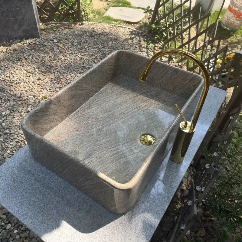 Natural stone countertop basin marble laundry pool pool courtyard garden wash basin art basin large size