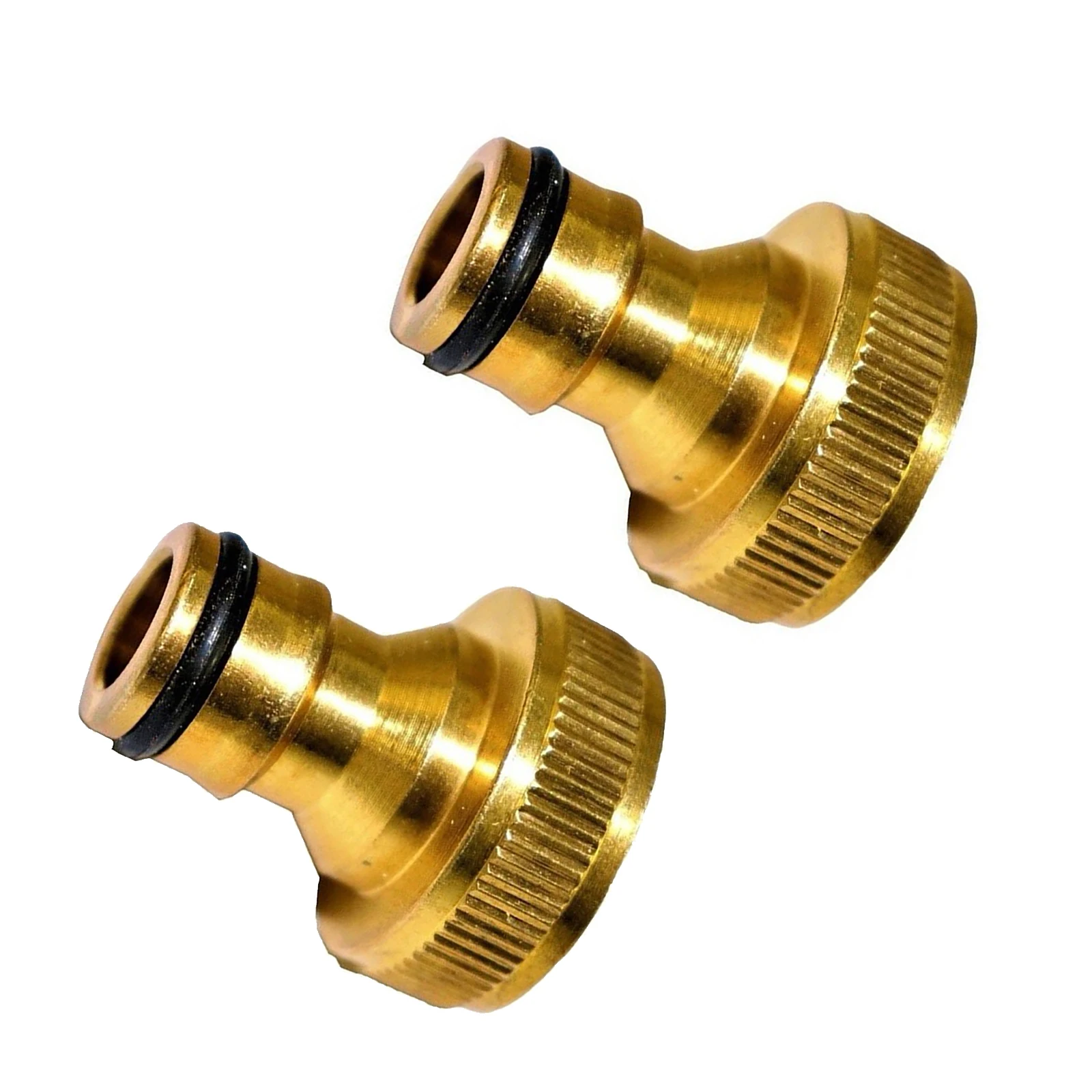 Kits New Parts Thread Connector Tap Water Pipe Adaptor Brass Connected Faucet Fitting HOSE Replacement 2pcs 3/4\\\