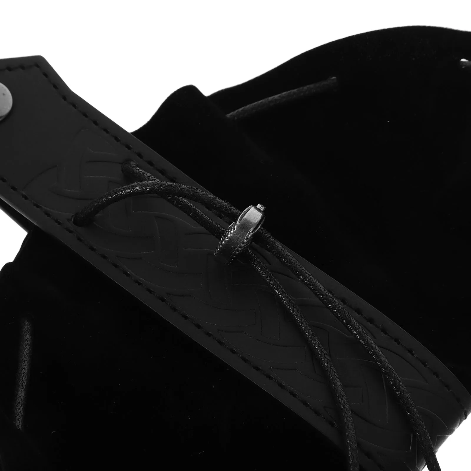 

1 Set Of Cosplay Knight Leather Belt Pouch Viking Bag Medieval Accessories For Events