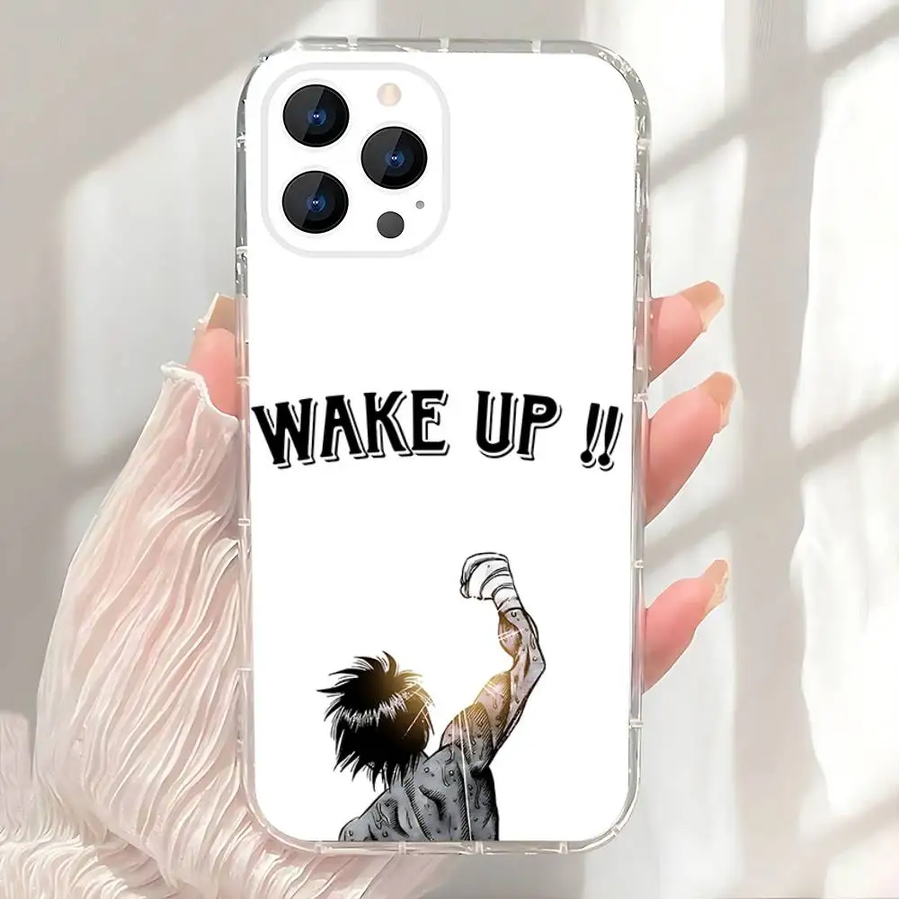 H-Hajime no I-Ippo Funda de teléfono para iPhone 17,16,15,14,13,12,11 Pro,Max,Plus,X,XS,XR,SE4,E Mini funda suave transparente