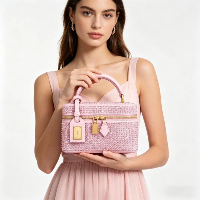 Luxury Vintage Inspired Diaper Bag: Elegant Crossbody Handbag for Women with Designer Details and Large Shopper Capacity