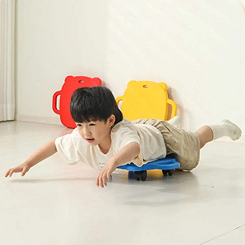 

Бесшумный дизайн, детский 4-колесный самокат для творчества, износостойкие сенсорные игрушки Монтессори с ручками, портативный