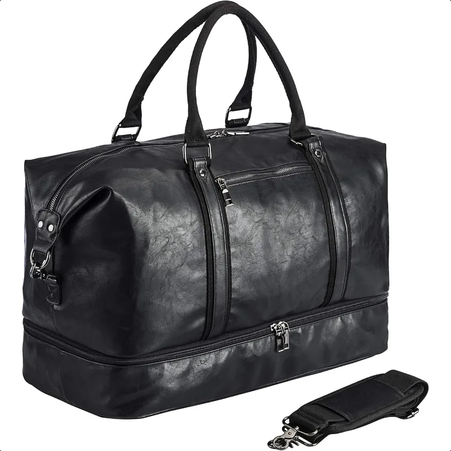 

Weekender Overnight Bag Carry On Bag Travel Bag with Shoe Pouch
