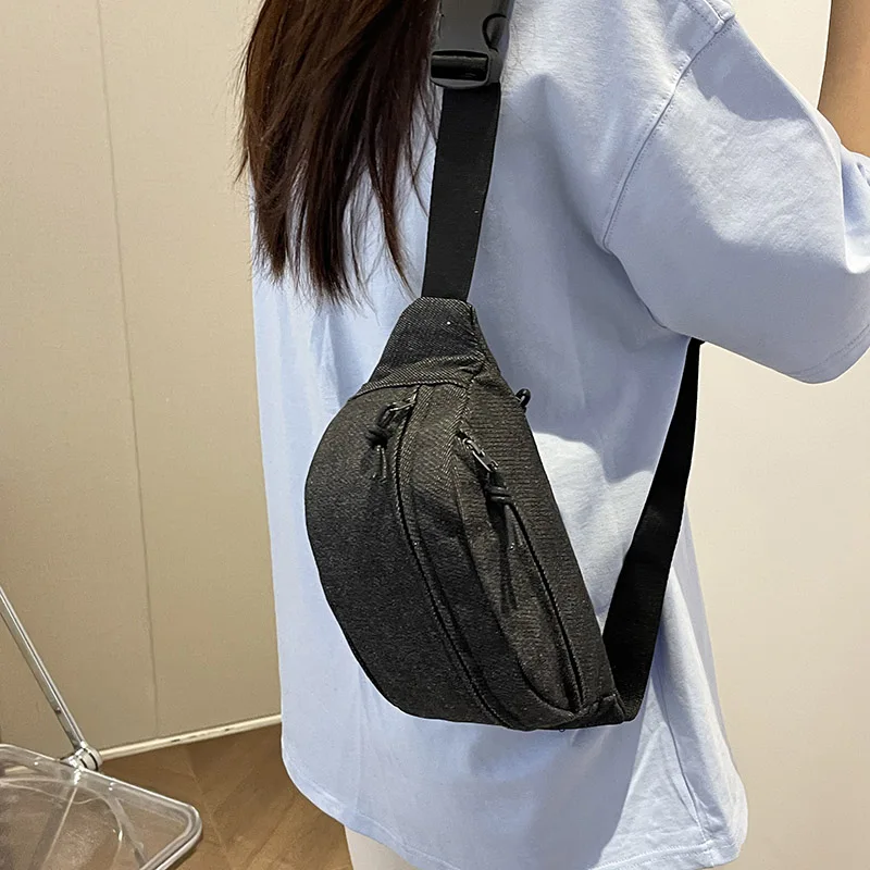 Casual Cord Gürtel Taschen für Frauen Mode Fanny Pack Weibliche Banane Taille Tasche Hüfte Geldbörse Schulter Crossbody Brust Tasche Tasche – Detail 17