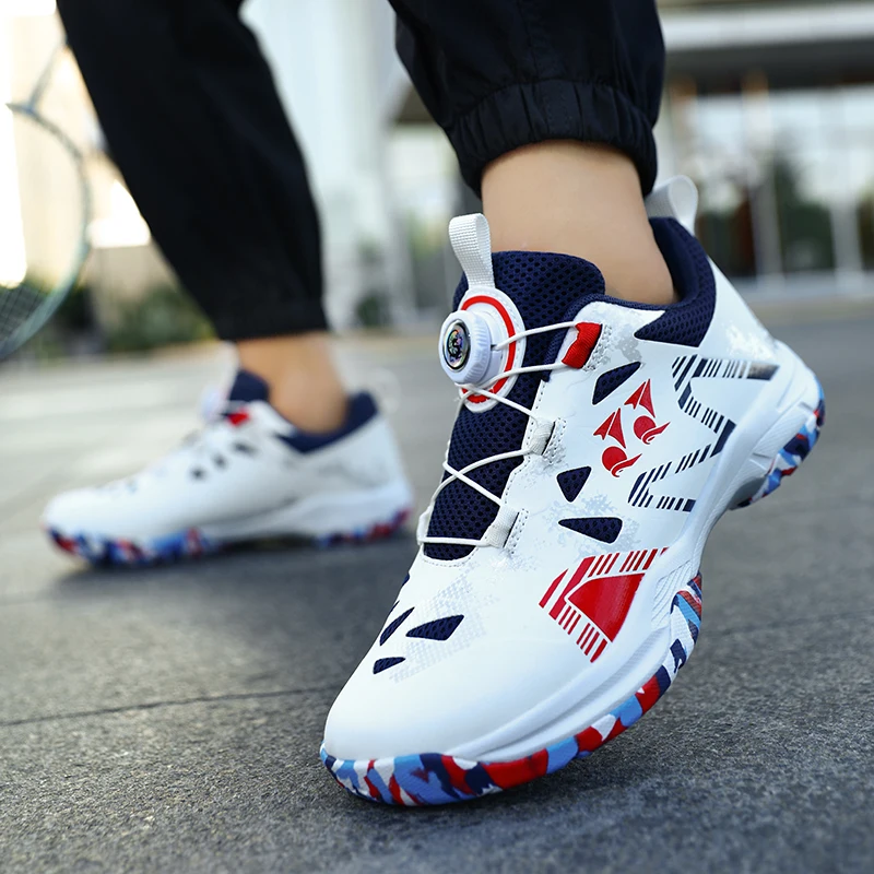 الرجال النساء أحذية كرة الريشة جلد سريع أحذية رياضية للتنس بينغ بونغ أحذية تدريب عدم الانزلاق في الهواء الطلق أحذية رياضية رياضة أحذية رياضية