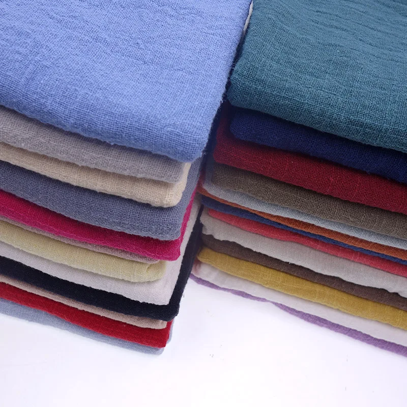 Soft Linen Cotton Fabric Natural Flax Organic Material Pure For Sewing DIY Handmade Clothes Patchwork Fabric 50X130cm