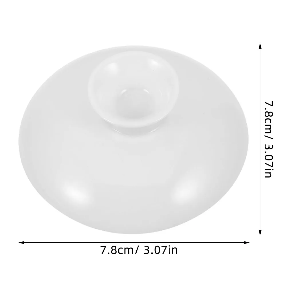 Coperchio per ciotola da tè Coperchio in ceramica Coperchi per tazze da tè Coperchio in ceramica di ricambio Coperchio per stoviglie Coperchio di ricambio per tazza da tè