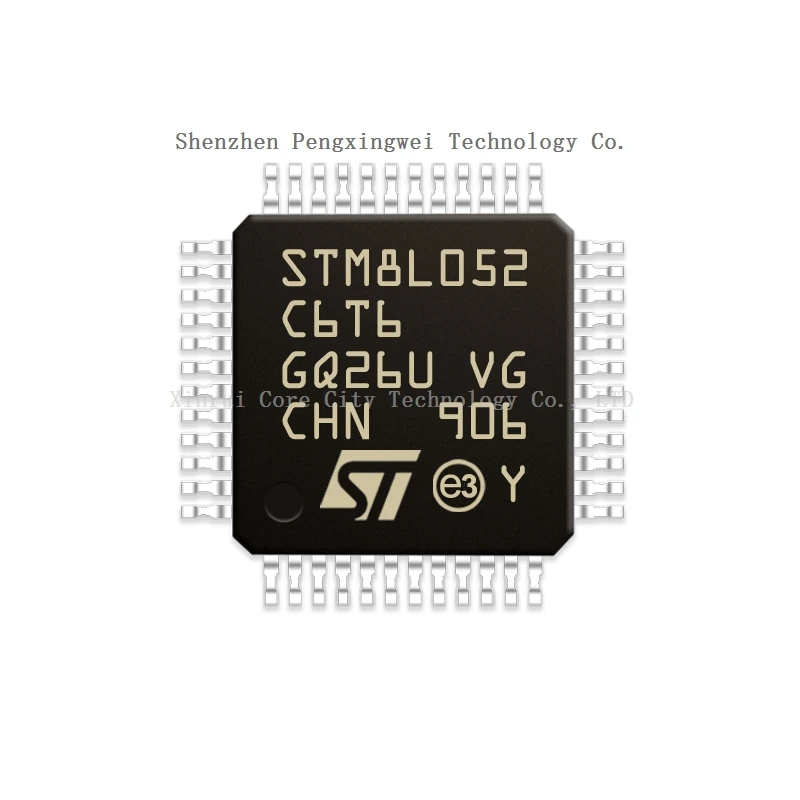 STM STM8STM8L STM8L052 C6T6 STM8L052C6T6 In Stock 100% Original New LQFP-48 Microcontroller (MCU/MPU/SOC) CPU