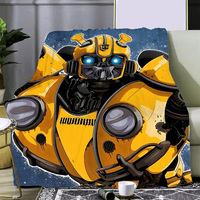 Anime Transformers G1 Car Robot Printed Blanket Picnic Blankets Warm Blanket Soft Comfortable Blanket Home Travel Birthday Gift