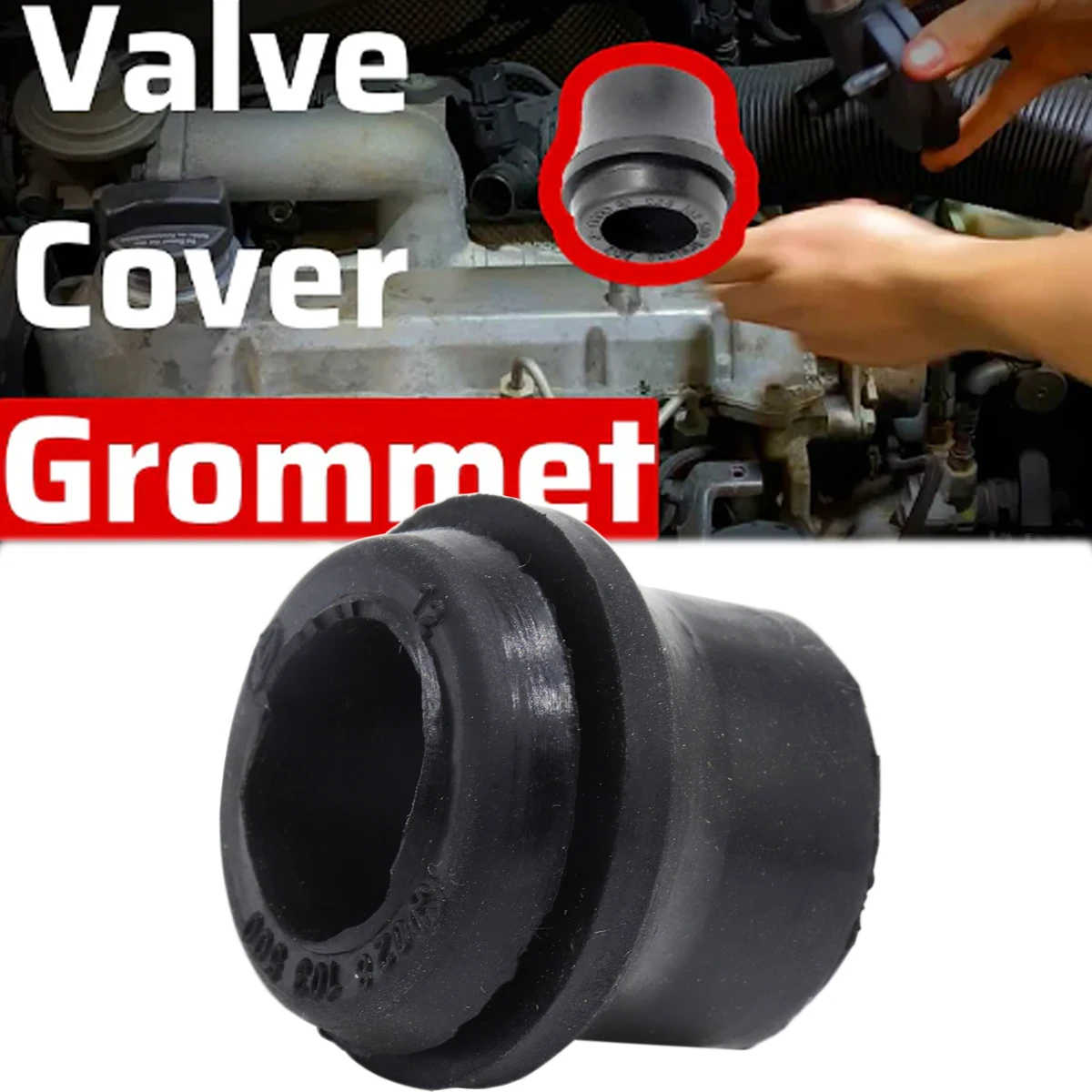 

Valve Cover Grommet Rubber Gasket For VW AUDI SEAT SKODA Rocker Oil Filler Seal Breather Bung Cylinder Crankcase Ventilation