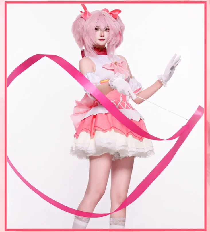 

Puella Magi Madoka Magica Kaname Madoka Gown Cosplay Costume Cos Game Anime Party Uniform Hallowen Play Role Clothes Clothing