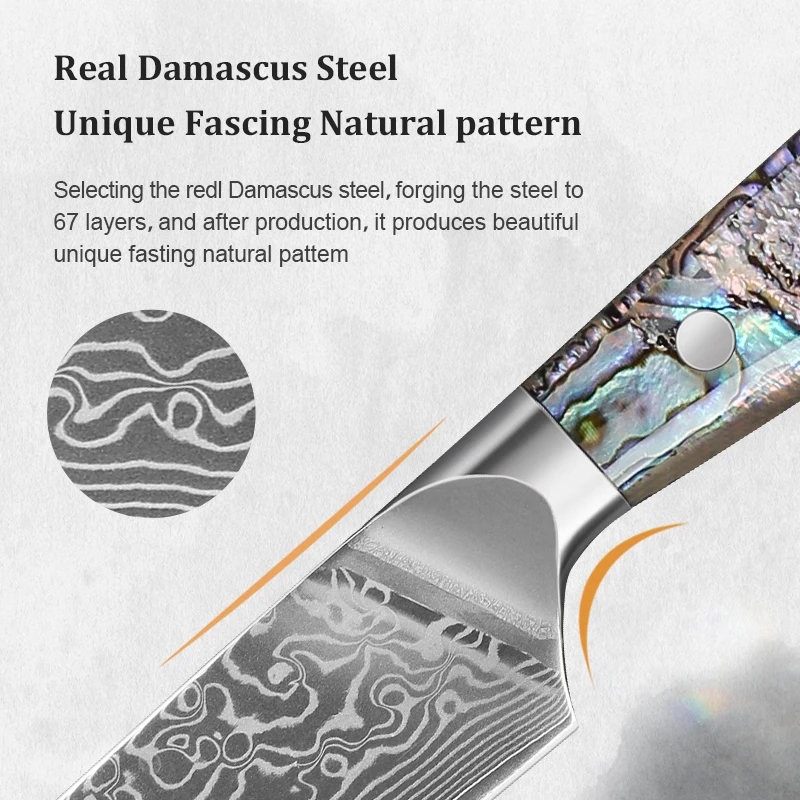 7-Piece Damascus Steel Chef Knife Set 3